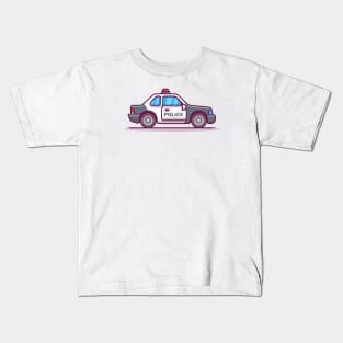 Police Car Kids T-Shirt